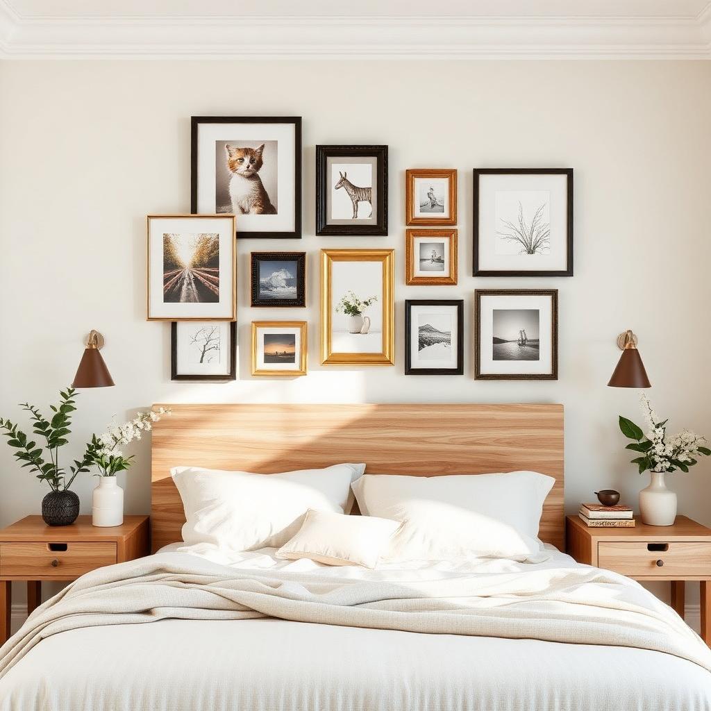 Bedroom · Salon gallery wall