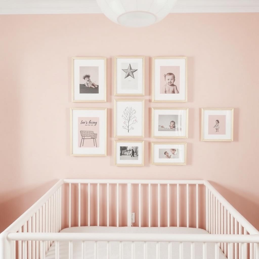 Nursery · Grid gallery wall